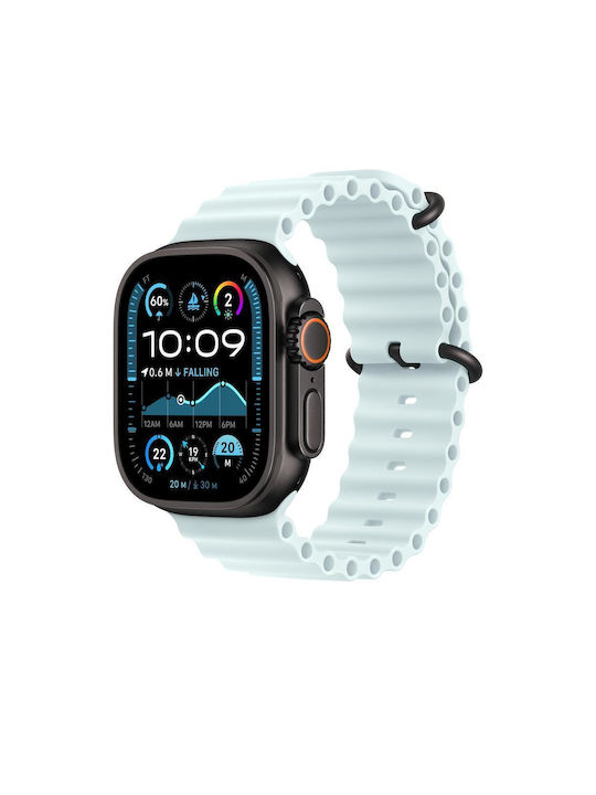 Apple Ocean Band Curele Wearables Culoare Full Face Albastru (Apple Watch 44/45/46mm/Ultra 49mm) Apple Ocean Band Curele Wearables Culoare Full Face Albastru (Apple Watch 44/45/46mm/Ultra 49mm)