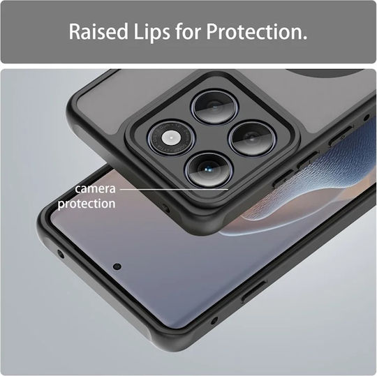 Techsuit Halofrost II Magsafe Rückseite Kunststoff Schwarz Für Motorola Edge 60 Pro