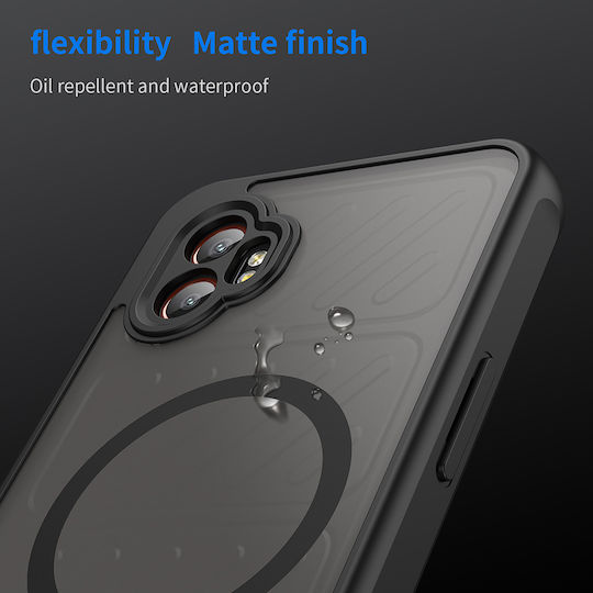 Techsuit Halofrost Ii Magsafe Umschlag Rückseite Silikon Schwarz (Galaxy XCover 7 Pro)