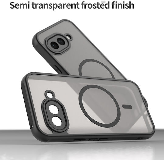 Techsuit Halofrost Ii Magsafe Umschlag Rückseite Silikon / Kunststoff Schwarz (Google Pixel 9a)