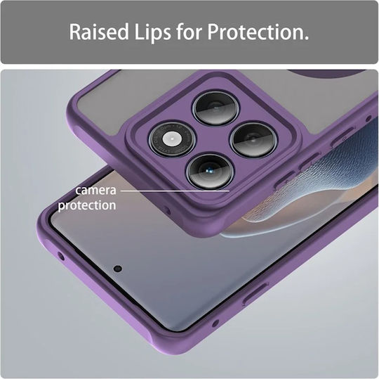 Techsuit Halofrost Ii Magsafe Задна корица Силикон Лилав (Motorola Edge 60 Pro - Techsuit)