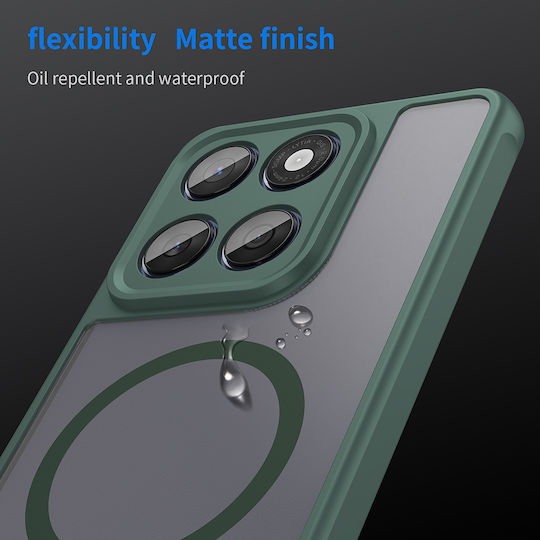 Techsuit Halofrost Ii Magsafe Back Cover Green (Motorola Edge 60, Motorola Edge 60 Fusion)