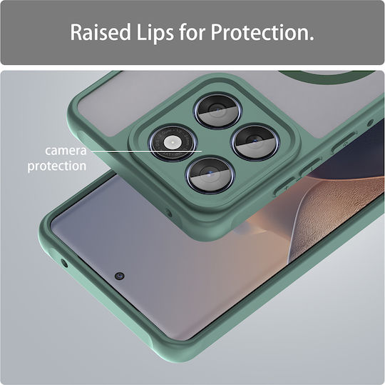 Techsuit Halofrost Ii Magsafe Back Cover Green (Motorola Edge 60, Motorola Edge 60 Fusion)