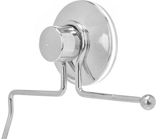 Berilo Wall-mounted Paper Holder Inox with Suction Cup Silver