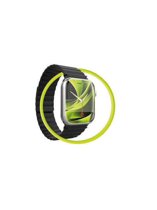 Mobile Origin Λουράκι Σιλικόνης Μαύρο (Apple Watch 49mm, 46mm, 45mm, 44mm)
