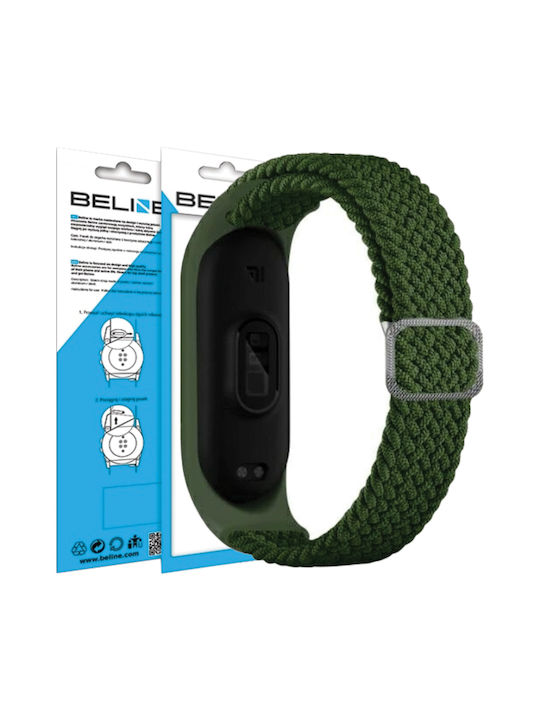 Beline Armband Stoff Grün (Smart Band 7)