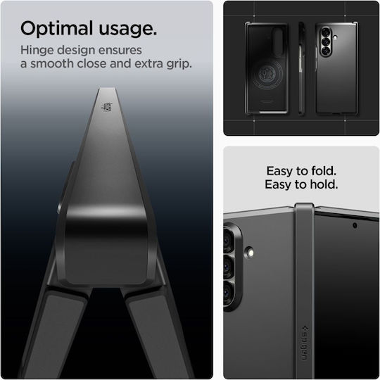 Spigen Tough Back Cover Silicon / Plastic 1.2mm Negru (Galaxy Z Fold7)