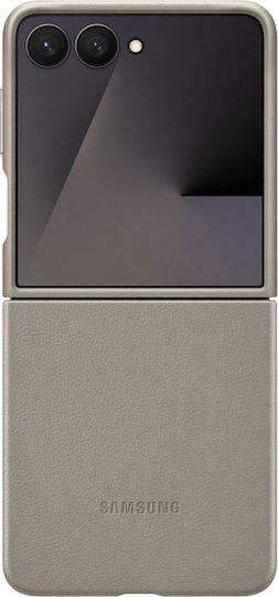 Samsung Book Leather Taupe (Samsung Flip7)