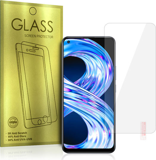 Full Face Tempered Glass Aur (Realme 8/8 Pro)
