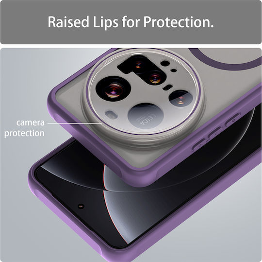 Techsuit Halofrost Ii Magsafe Back Cover Σιλικόνης / Πλαστικό Μωβ (Xiaomi 15 Ultra)