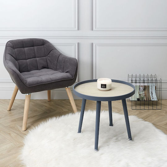 Gray Side Table