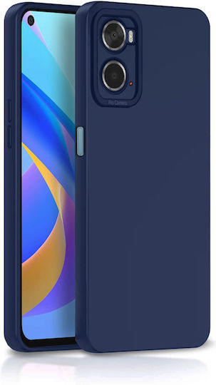 Weiche Silikon-Rückhülle Oppo A76 Farbe Blau