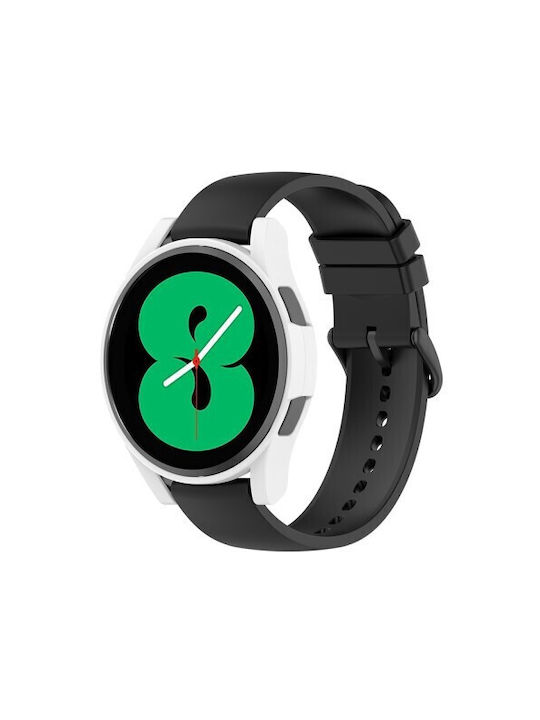 Plastikhülle in Weiß Farbe für Galaxy Watch 4 44mm