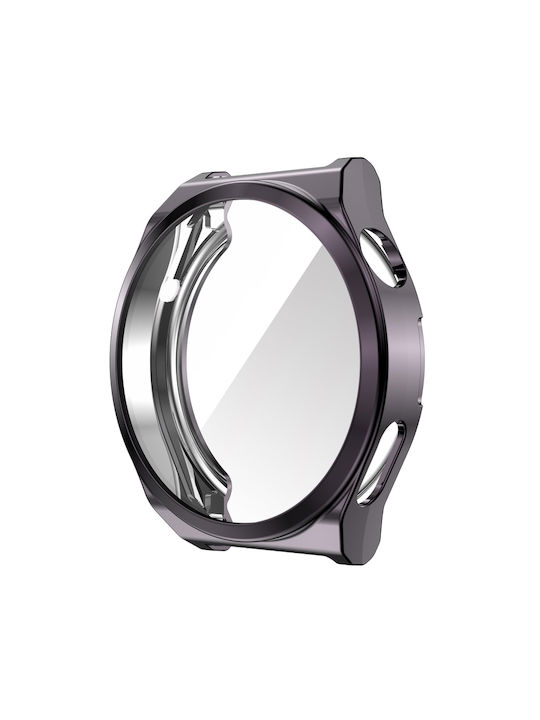 Silicone Case with Tempered Glass Gray Colour for Huawei Watch GT 3 Pro 46mm Silicone Case with Tempered Glass Gray Colour for Huawei Watch GT 3 Pro 46mm