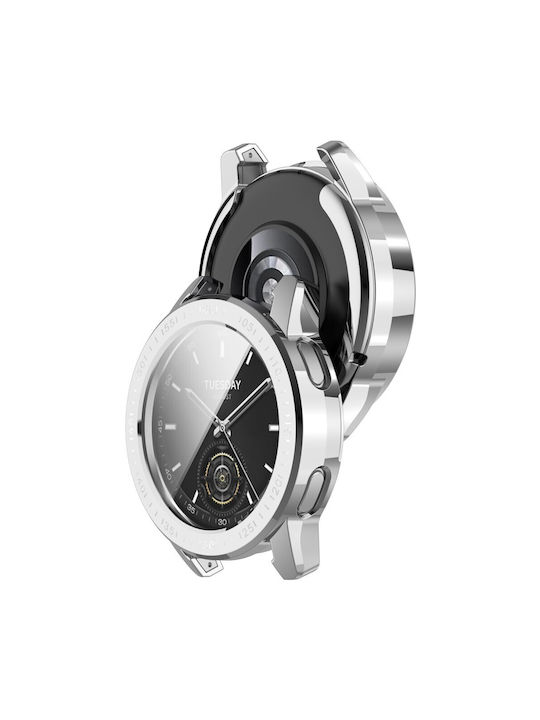 Silicone Case in Silver color for Xiaomi Watch S3