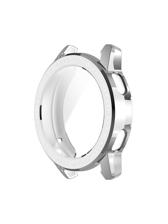 Θήκη Σιλικόνης σε Ασημί χρώμα για Xiaomi Watch S3 Θήκη Σιλικόνης σε Ασημί χρώμα για Xiaomi Watch S3