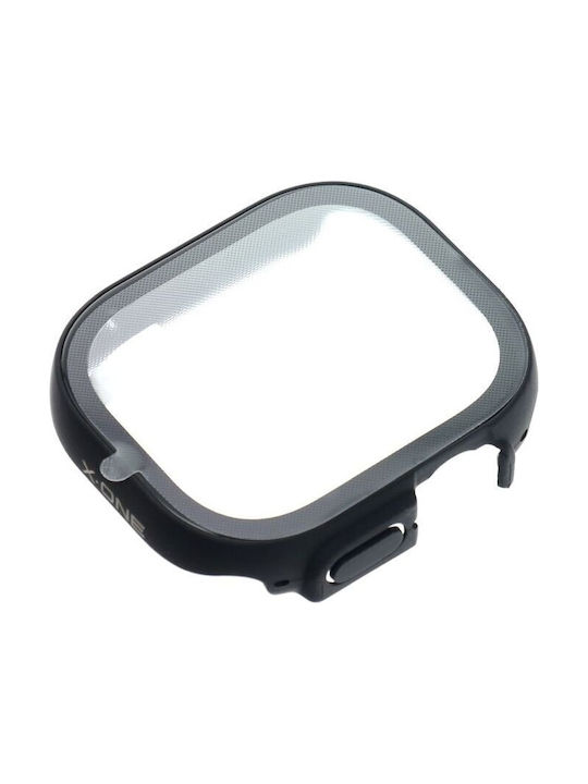 X-One Dropguard Plastic Case in Black color for Apple Watch Ultra/Ultra 2.