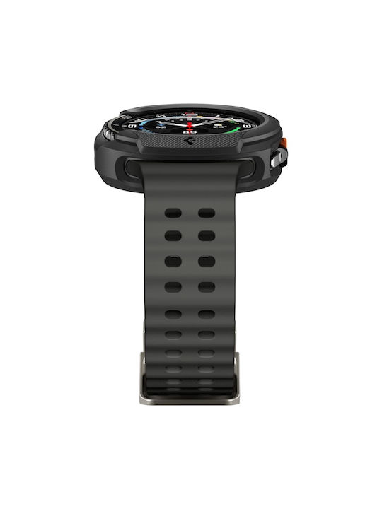 Spigen LIQUID AIR Силиконов Калъф в Черен цвят за Samsung Galaxy Watch 8 Classic 46mm