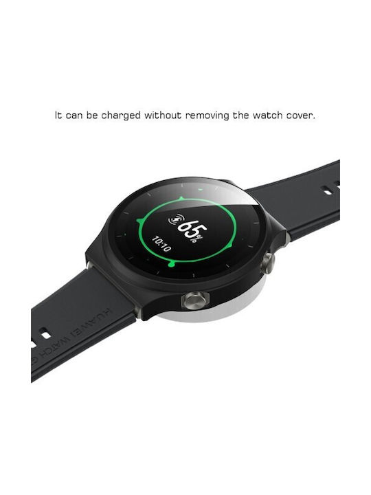Plastic Case with Glass in Black color for Huawei Watch GT 2 Pro