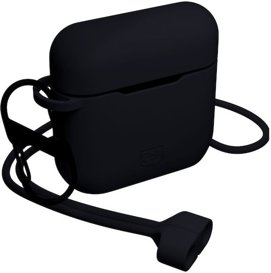 3MK Калъф в Черен цвят за Apple AirPods 1 / AirPods 2