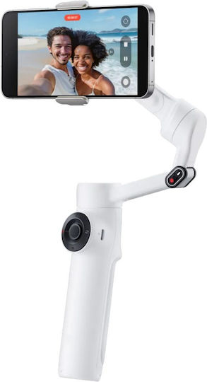 Insta360 Flow 2 Tracker Bundle Phone Gimbal with 3 Axis Stabilization and 10 Operating Hours White