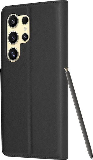 Book Leather Black (Galaxy S24 Ultra)