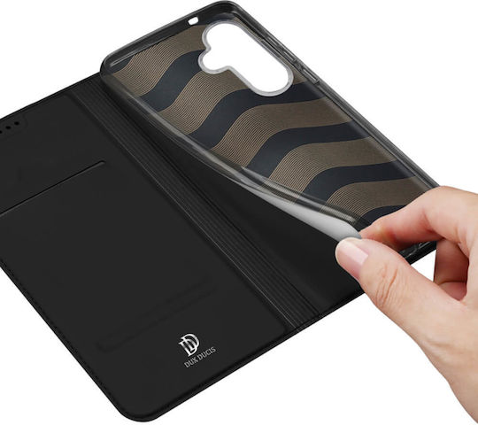 Dux Ducis Skin Pro Back Cover Silicone / Synthetic Leather Black (Samsung Galaxy S25 Plus - Dux Ducis)