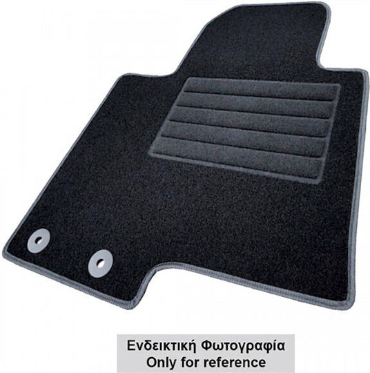 Cik Set of Front and Rear Mats 4pcs for Kia Sorento 2020+ Black