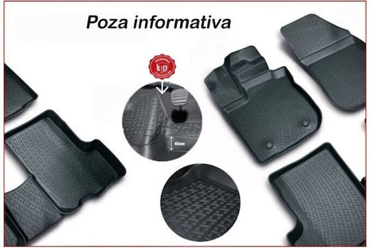 Set Covorașe Față și Spate 4buc din Furtun pentru Renault Coupé BMW Serie 4 Hyundai Coupé 2020 Negre
