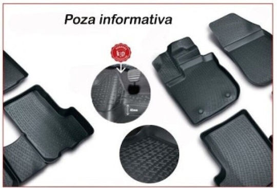 Front Mats 2pcs for DAF XF Black