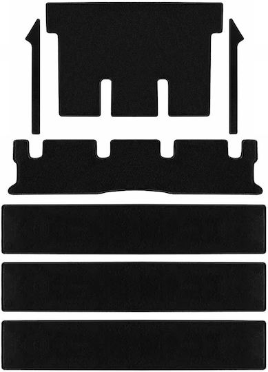 Petex Rear Mats 7pcs for Mercedes-Benz Vito Black