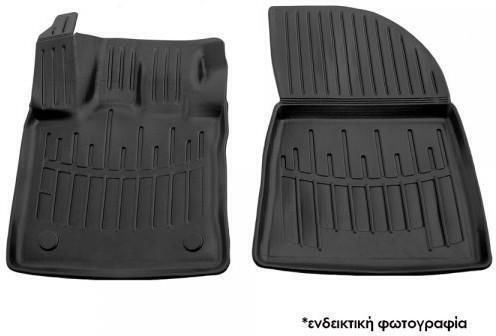 Race Axion Front Mats 2pcs Tray Type for Mercedes-Benz Citan Renault Kangoo 2008-2020 Black