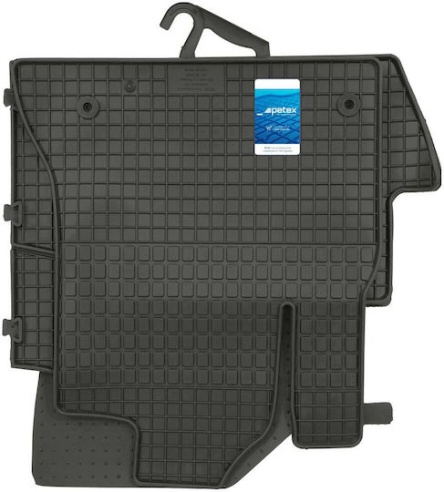 Petex Set of Front and Rear Mats 4pcs for Citroen C4 Picasso 2006 Black