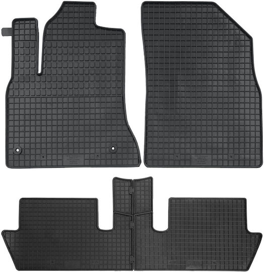 Petex Set of Front and Rear Mats 4pcs for Citroen C4 Picasso 2006 Black