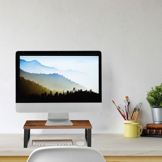 Relaxdays Schreibtisch Halterung Monitor Gray