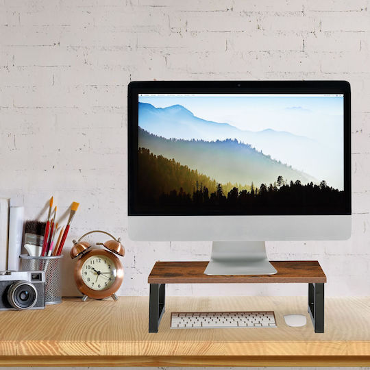 Relaxdays Schreibtisch Halterung Monitor Gray