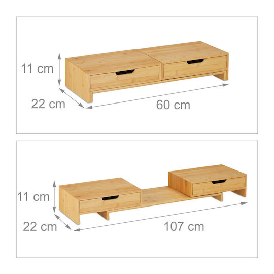 Relaxdays Desktop Stand Monitor (10039874)