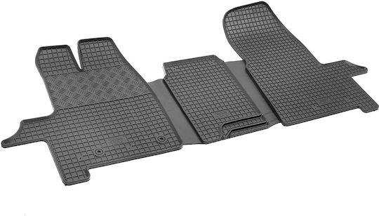 Rigum Front Mats 3pcs for Ford Tourneo Custom / Transit Custom 2013-2018 Black