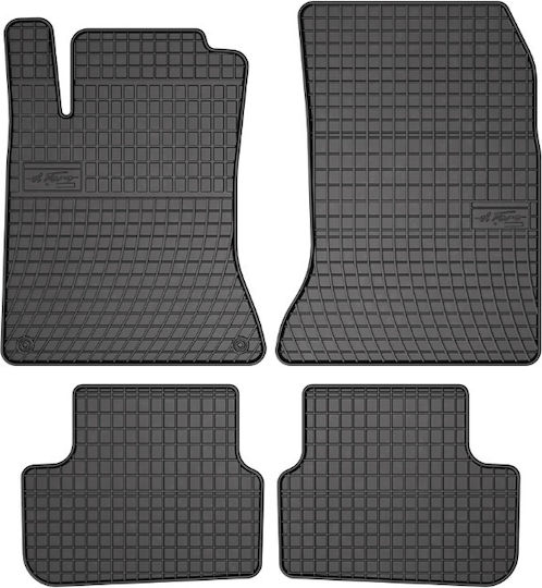 Frogum Set of Front and Rear Mats 4pcs for Mercedes-Benz A Class / B Class / GLA 2012-2018 Black