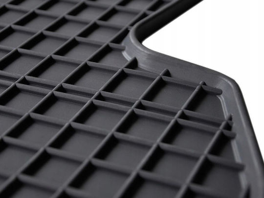 Frogum Set of Front and Rear Mats 4pcs for Mercedes-Benz A Class / B Class / GLA 2012-2018 Black