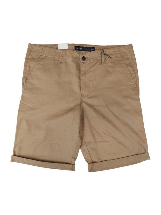 Narroshy 123 Ανδρική Βερμούδα Chino Μπεζ