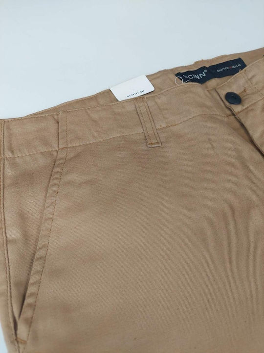 Narroshy 123 Ανδρική Βερμούδα Chino Μπεζ