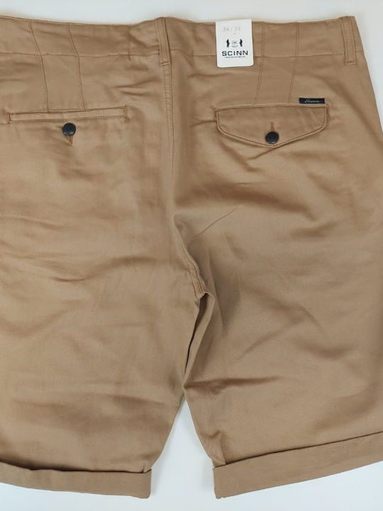 Narroshy 123 Ανδρική Βερμούδα Chino Μπεζ
