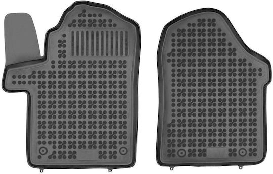 Rezaw Plast Front Mats 2pcs Tray Type for Mercedes-Benz Viano 2014+ Black