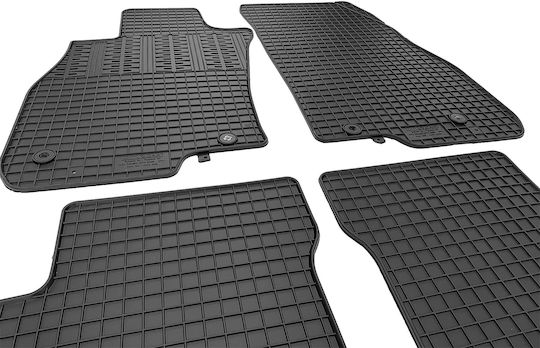 Cik Set of Front and Rear Mats 4pcs for Alfa Romeo Mito 2008-2019 Black