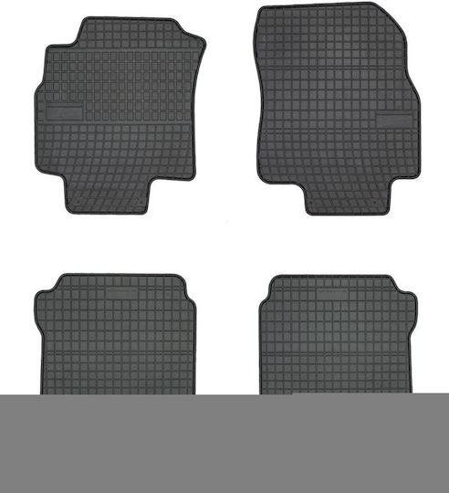 Frogum Set of Front and Rear Mats 4pcs for Nissan Primera 2001-2007 Black