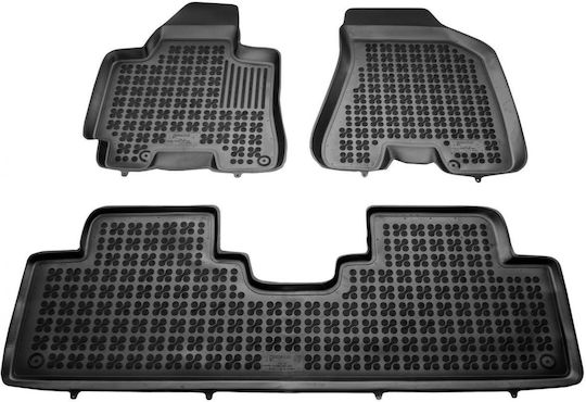 Rezaw Plast Комплект Предни и Задни Постелки Тип Скафак 3бр от Маркуч за Kia Спортаж Hyundai Tucson (I) Черни