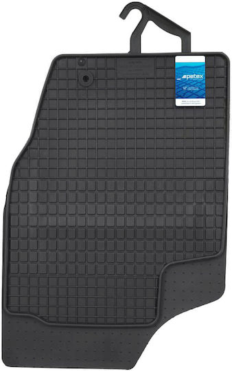 Petex Set of Front and Rear Mats 4pcs for Peugeot 307 2001-2007 Black