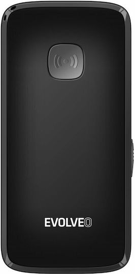 Evolveo EasyPhone ID Single SIM Мобилен Телефон с Големи Бутони Черен