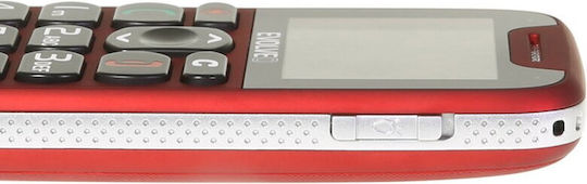 Evolveo Easyphone EP500 Single SIM Κινητό με Μεγάλα Κουμπιά Red